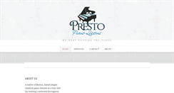 Desktop Screenshot of prestopianolessons.com